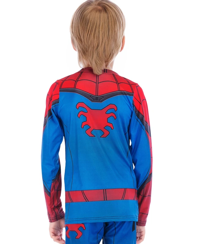 Boys Superhero Long Sleeve Boys Party Classic Role Playing Leisure Long Sleeve T-Shirt