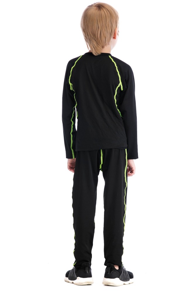 Boys Superhero Long Pants Lightweight Compression Leggings Base Layer Kids Sport Running Trouser