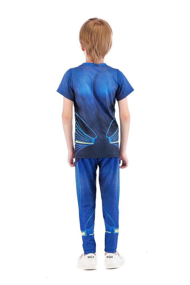 Boys Superhero Long Pants Lightweight Compression Leggings Base Layer Kids Sport Running Trouser