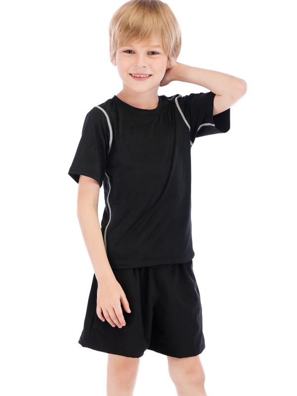 Boys Superhero Series Short Sleeve Boys Party Classic Role Playing Leisure Tops