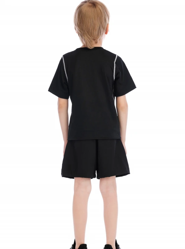 Boys Superhero Series Short Sleeve Boys Party Classic Role Playing Leisure Tops