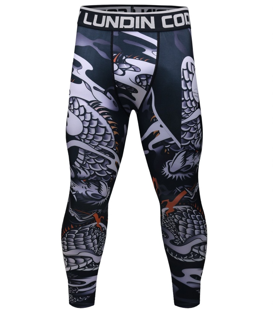 Men's Sports Compression Pants Tights Baselayer Workout Cool Dry Long Running Leggings