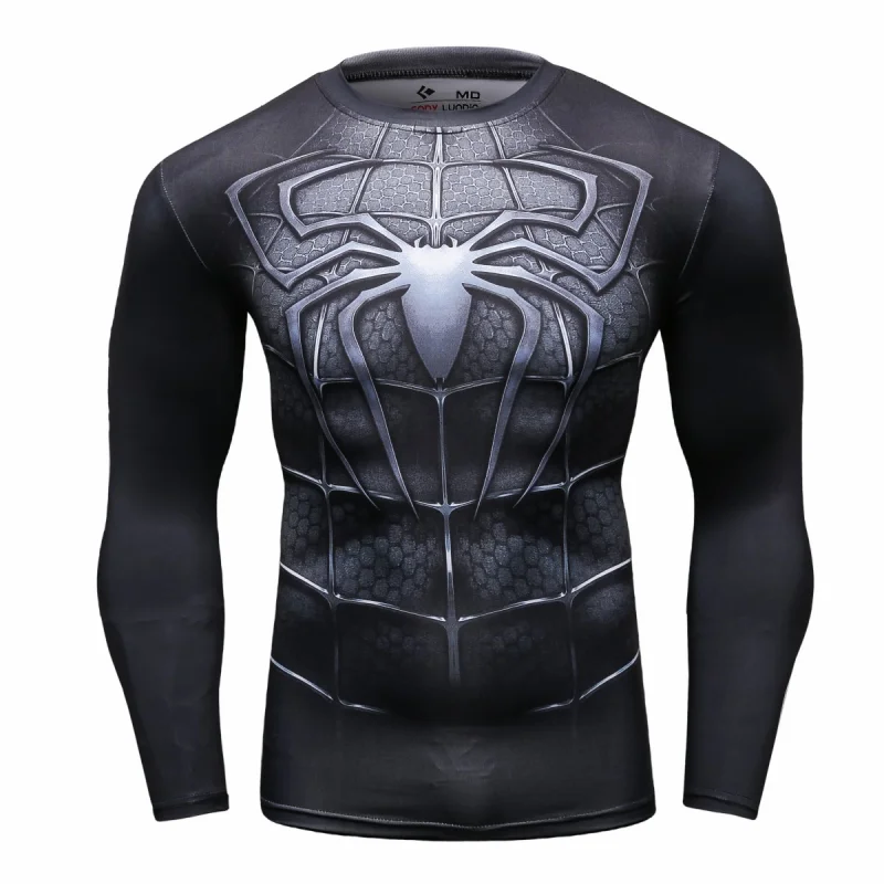 Mens Compression Running Gym Clothes Set Cosplay Set, Pants &amp; Shirt