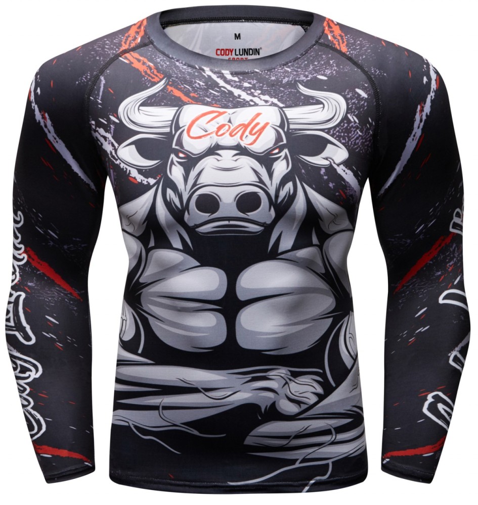 Men's Compression Long Sleeve T-Shirt Cool Dri Shirts Crew-Neck Tees Running Tops Workwear