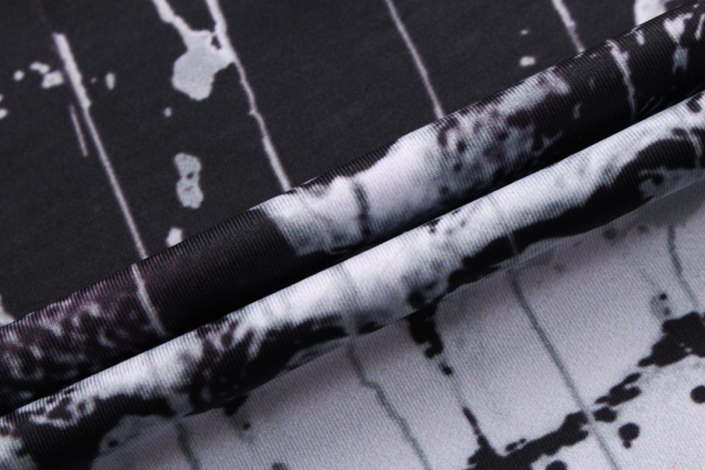 Men's Compression Shirts Fitness Long Sleeve Tees 3D Graphic Digital Print T-Shirt Running Tops