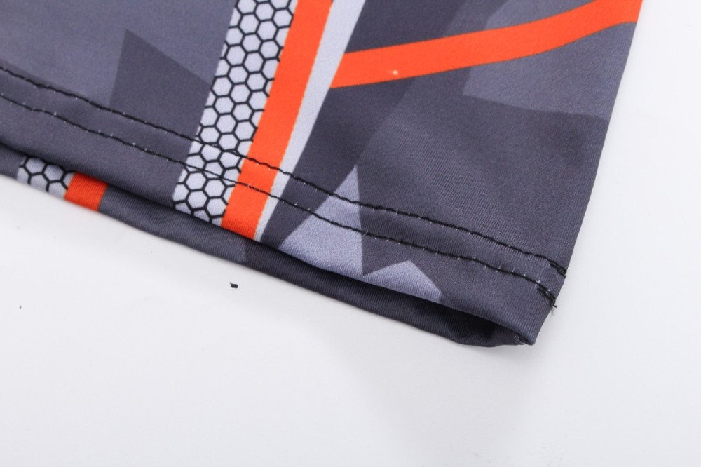 Men's Compression 3D Printing Tight-Fitting Tee Sport Running Quick Drying Long Sleeve T Shirt