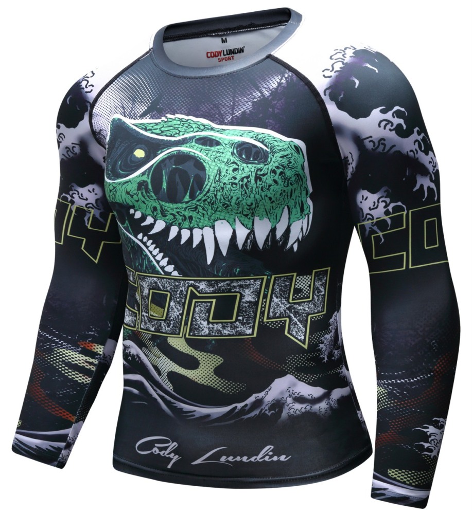 Men's Compression Long Sleeve T-Shirt Cool Dri Shirts Crew-Neck Tees Running Tops Workwear