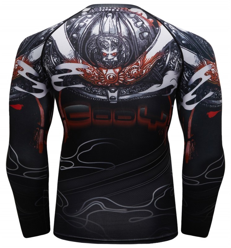 Men's Compression Long Sleeve T-Shirt Cool Dri Shirts Crew-Neck Tees Running Tops Workwear