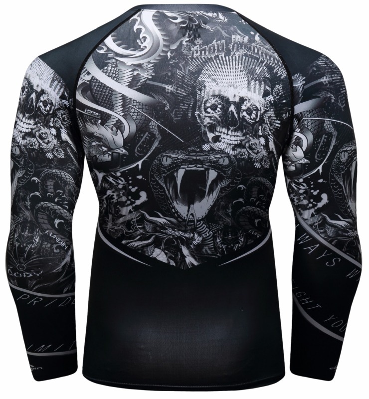 Men's 3D Digital Printing Long Sleeve Shirt Gentleman’s Tight-Fitting Sports Long-Sleeved T-Shirt