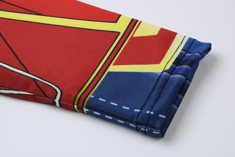 Men's Superhero Sercies Long Sleeve Shirt Gentleman’s Tight and Quick-Drying Sports Long-Sleeved T-Shirt