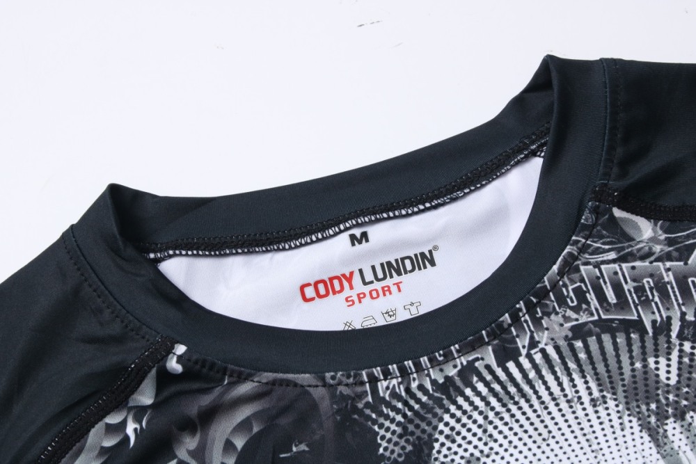 Men's 3D Digital Printing Long Sleeve Shirt Gentleman’s Tight-Fitting Sports Long-Sleeved T-Shirt