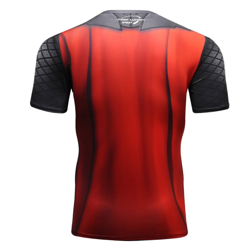 Men's Compression Short Sleeve Shirt Athletic Base Layer Tops Outdoor Sport Workout Fitness Dry Fit Running Cycling T-Shirt