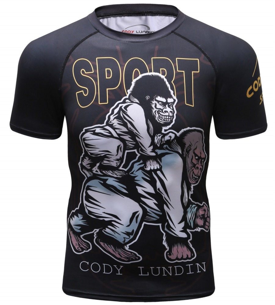 Men's Compression T Shirts 3D Printed Crewneck Pattern Tops Short Sleeve Sport Shirt Base Layers Graphics Tees Summer Casual