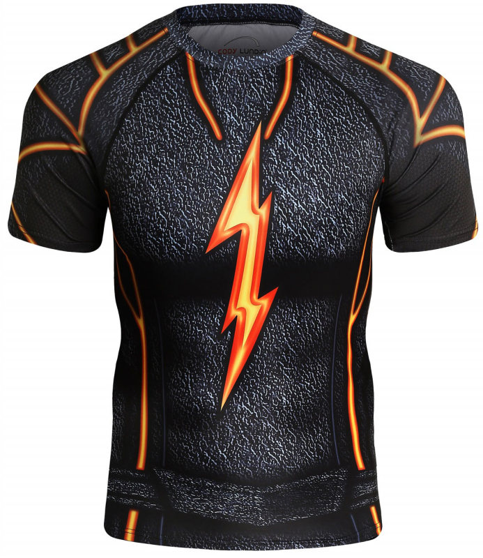 Men's Compression Sports Fitness Short Sleeve Training Base Layers Shirt