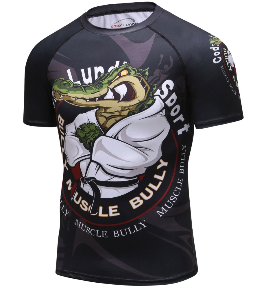 Men's Compression Shirts Workout Sports Fitness Short Sleeve Training Base Layers Shirt