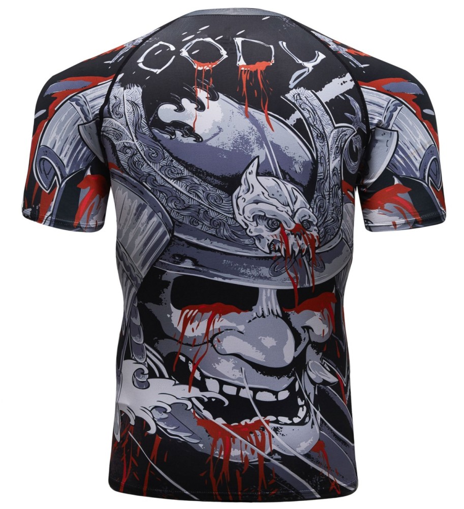 Men's Compression Short Sleeve Shirts Base Layer Tops Running Workout Shirt Tee