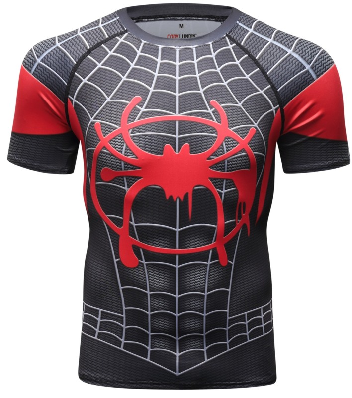 Men's Compression Shirt Short Sleeve Tops Running Ants Base Layers Tee