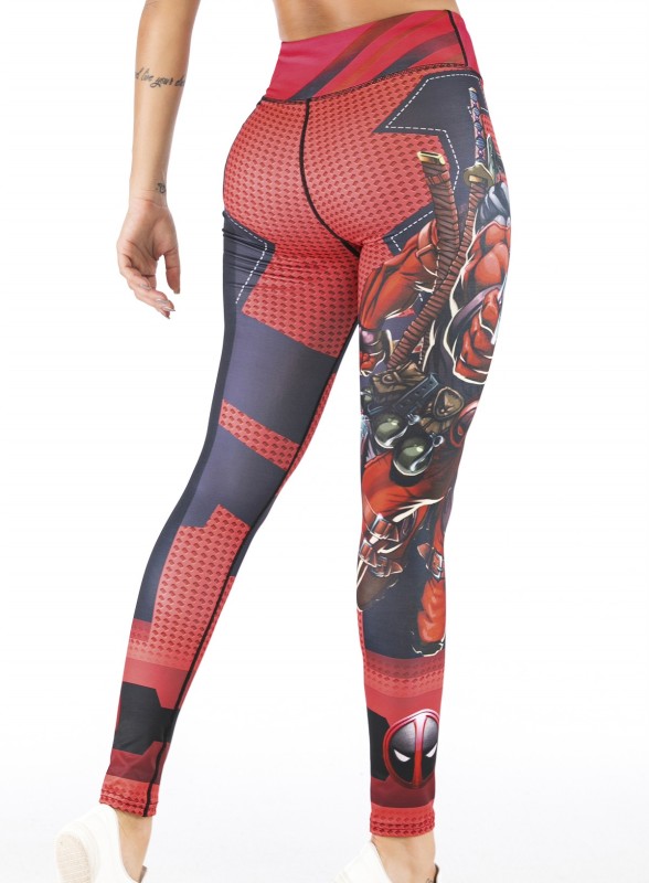 Women's Superhero Digital Printing Leggings Yoga Pants Compressed Tight Trousers