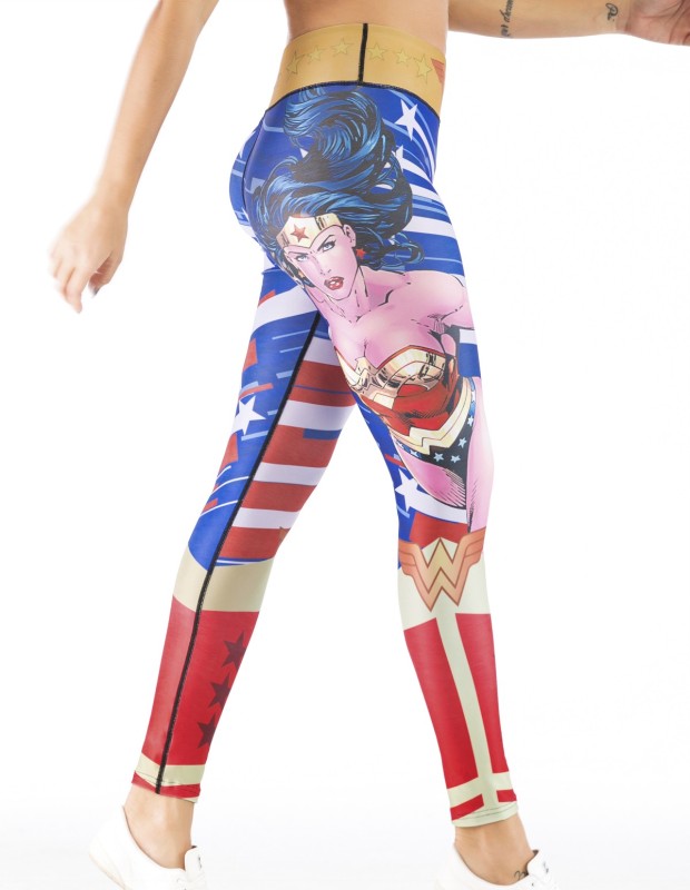 Women's Superhero Digital Printing Leggings Yoga Pants Compressed Tight Trousers