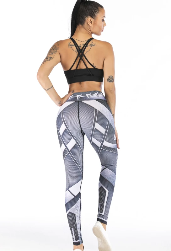 Women's Superhero Digital Printing Leggings Yoga Pants Compressed Tight Trousers