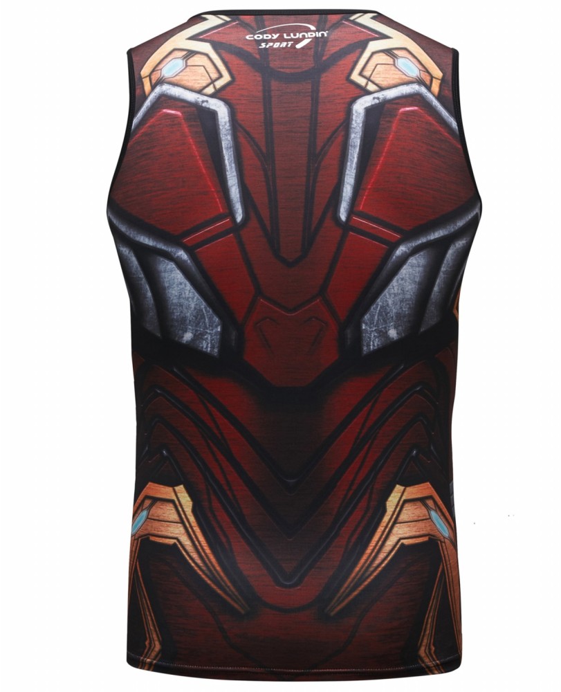 Men's Muscle Tank Top Sleeveless T-Shirts Baselayer Tees Cool Dry Compression Shirts Running Sports Vest