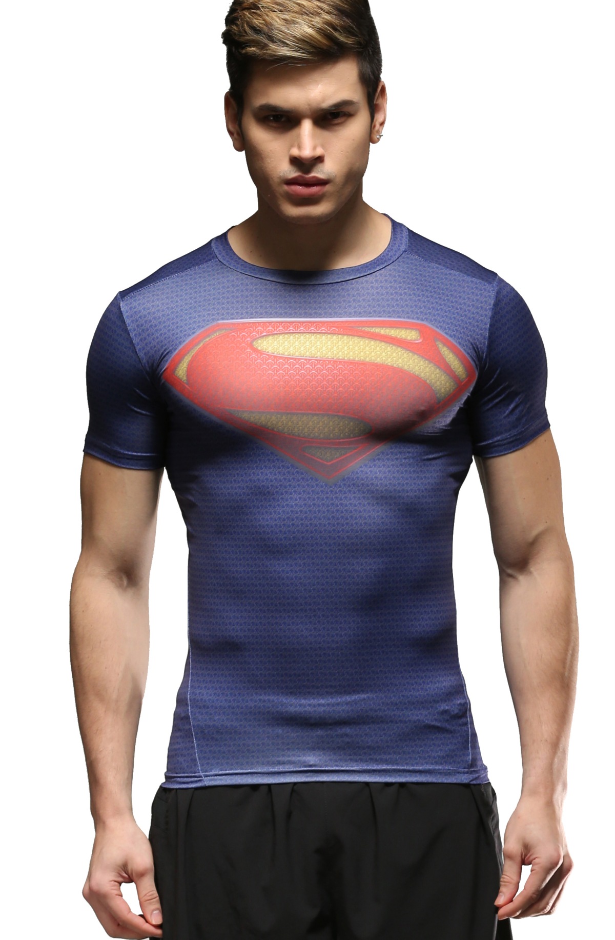 Men's Compression Tights Fitness Shirt