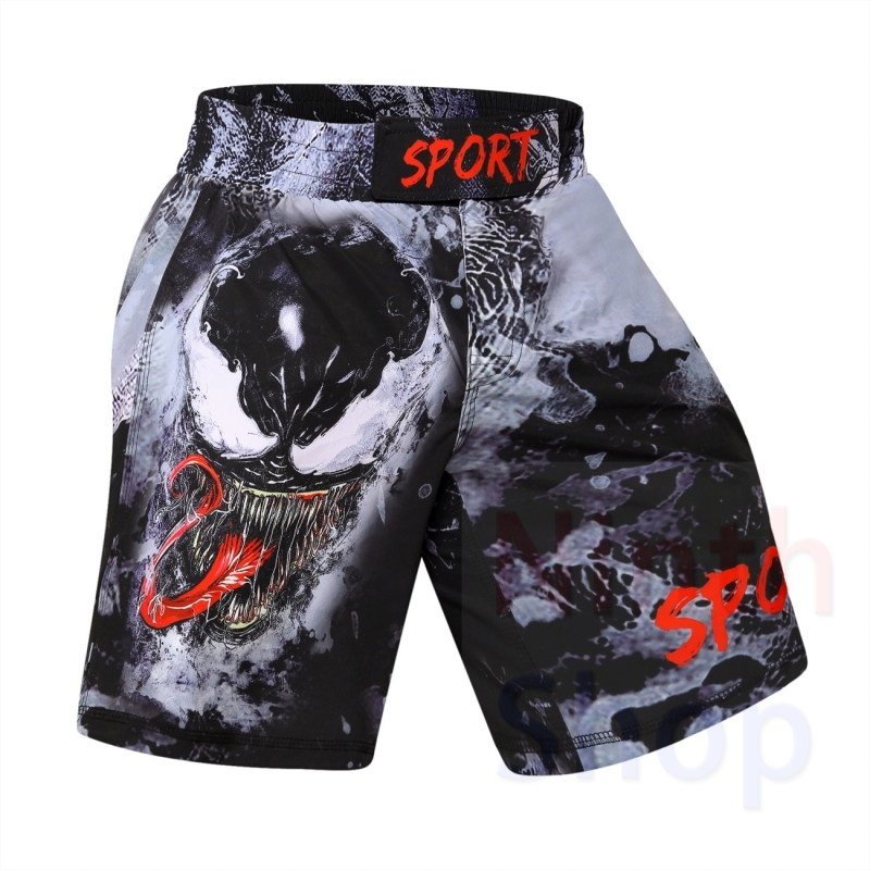 Men's Fitness Training Short Pants Casual Classic Shorts Beach Walk Running Pants Cropped Elastic Waist Trousers Quick-drying Pants