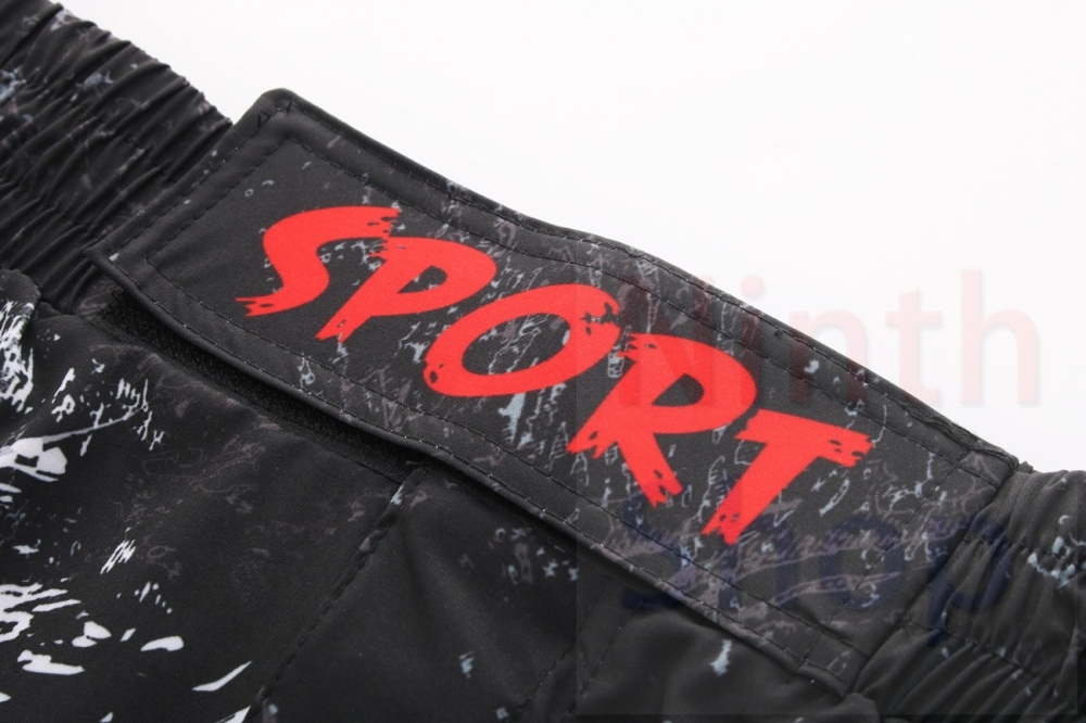 Men's Fitness Training Short Pants Casual Classic Shorts Beach Walk Running Pants Cropped Elastic Waist Trousers Quick-drying Pants