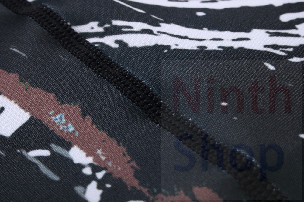 Men's Compression Elastic Tight Leggings Sport Printing Pants Outdoor Running Pants Quick Dry Pants Fashion Trousers