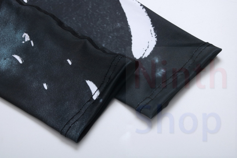 Men's Compression Elastic Tight Leggings Sport Printing Pants Outdoor Running Pants Quick Dry Pants Fashion Trousers