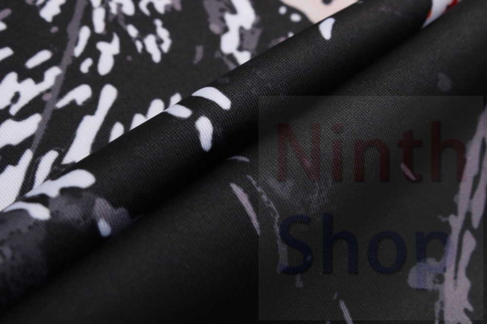 Men's Compression Elastic Tight Leggings Sport Printing Pants Outdoor Running Pants Quick Dry Pants Fashion Trousers