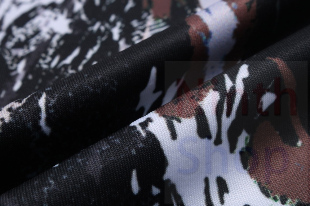 Men's Compression Elastic Tight Leggings Sport Printing Pants Outdoor Running Pants Quick Dry Pants Fashion Trousers