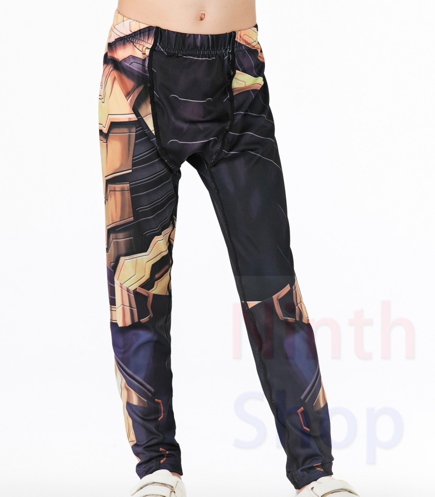 Boy's Compression Sports Long Pants Lightweight Leggings Base Layer Kids Sport Running Trouser Quick Dry Outdoor Pants