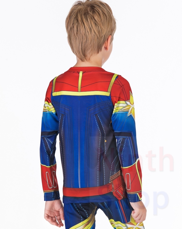 Boy's Compression Sports Long Shirt Base Layer Long Sleeve Kids Sport Running T-Shirt Quick Dry Outdoor Long Sleeve Tee