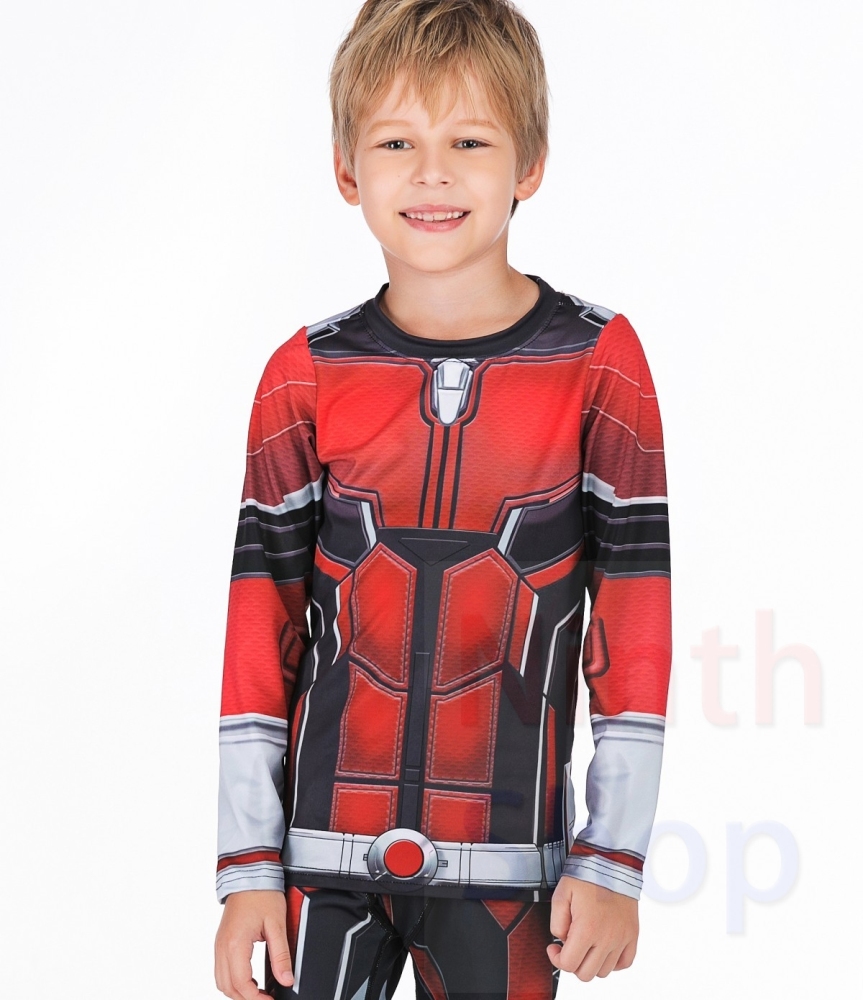 Boy's Compression Sports Long Shirt Base Layer Long Sleeve Kids Sport Running T-Shirt Quick Dry Outdoor Long Sleeve Tee