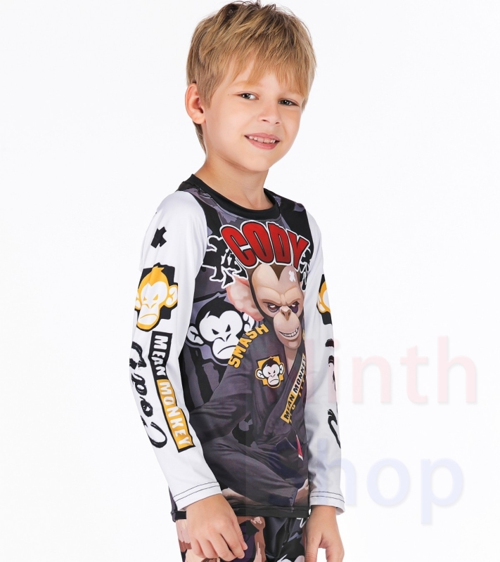 Boy's Compression Sports Long Shirt Base Layer Long Sleeve Kids Sport Running T-Shirt Quick Dry Outdoor Long Sleeve Tee