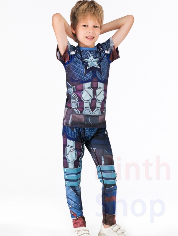 Boy's Compression Sports Long Pants Lightweight Leggings Base Layer Kids Sport Running Trouser Quick Dry Outdoor Pants