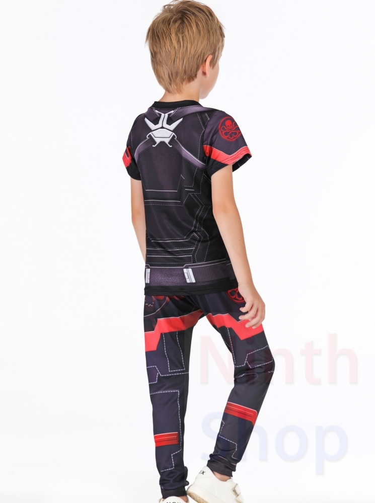 Boy's Compression Sports Long Pants Lightweight Leggings Base Layer Kids Sport Running Trouser Quick Dry Outdoor Pants