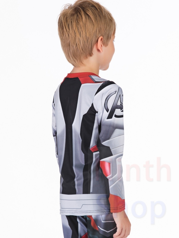 Boy's Compression Sports Long Shirt Base Layer Long Sleeve Kids Sport Running T-Shirt Quick Dry Outdoor Long Sleeve Tee