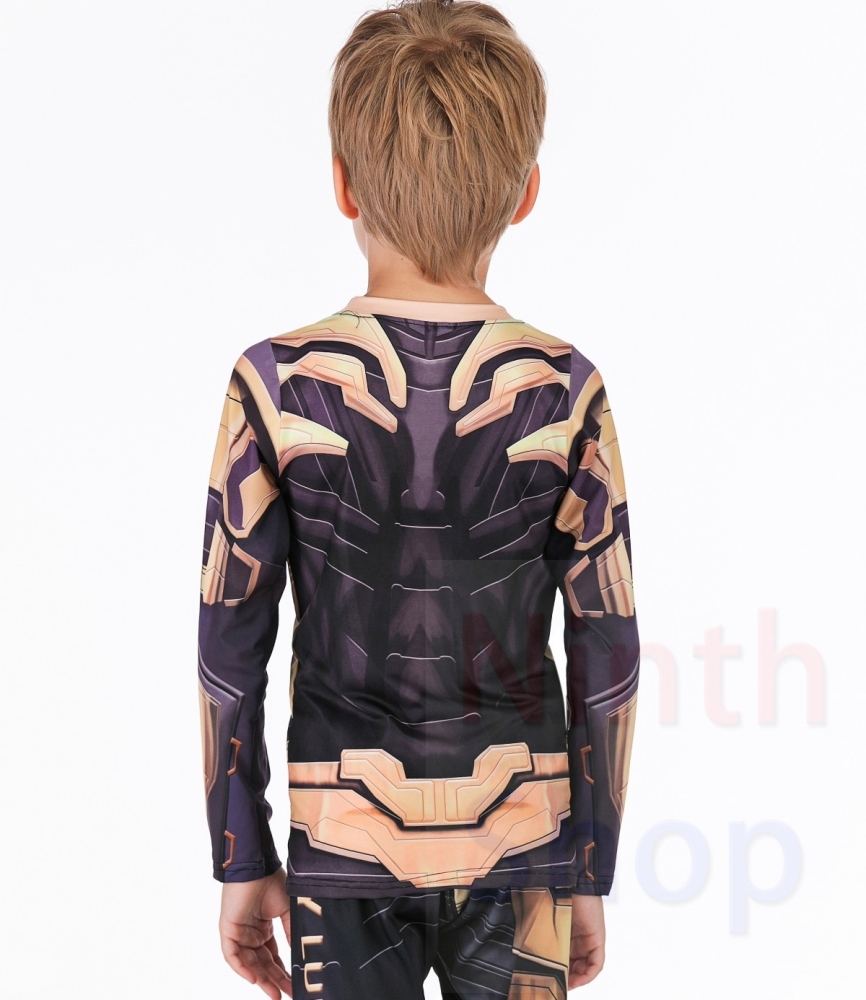 Boy's Compression Sports Long Shirt Base Layer Long Sleeve Kids Sport Running T-Shirt Quick Dry Outdoor Long Sleeve Tee