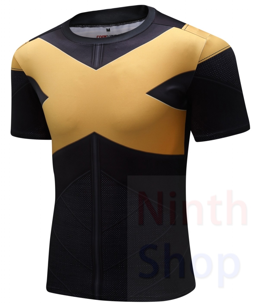 Men's Tight Short Sleeve T-Shirt Cosplay Casual Loose 3D Printing Short Sleeve T-shirt Quick Dry T-Shirt Top