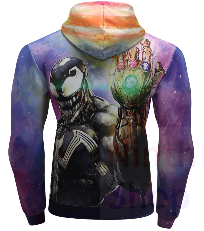 Men's Pullover Hoodies Venom 3D Printing Hoodie Adult Shirt Fashion Hoodie Sports Sweater