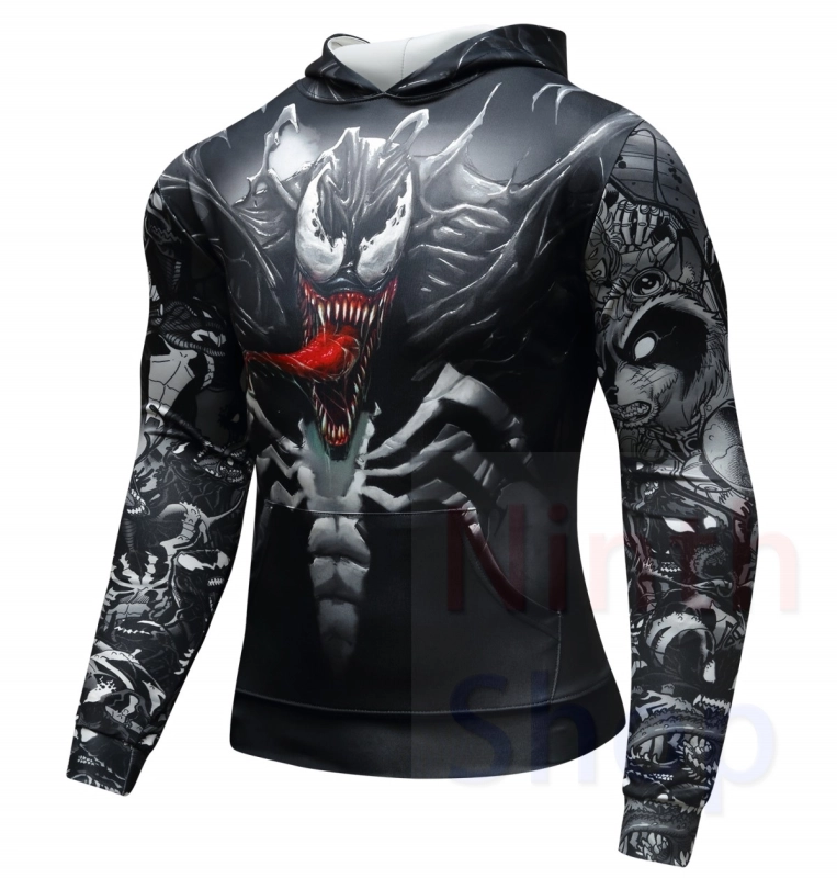 Men's Pullover Hoodies Venom 3D Printing Hoodie Adult Shirt Fashion Hoodie Sports Sweater