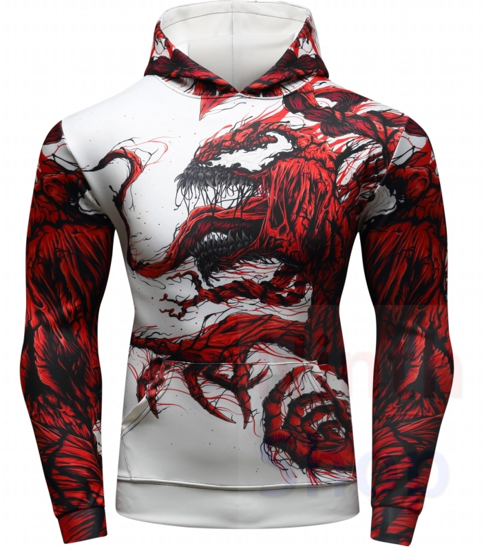 Men's Pullover Hoodies Venom 3D Printing Hoodie Adult Shirt Fashion Hoodie Sports Sweater