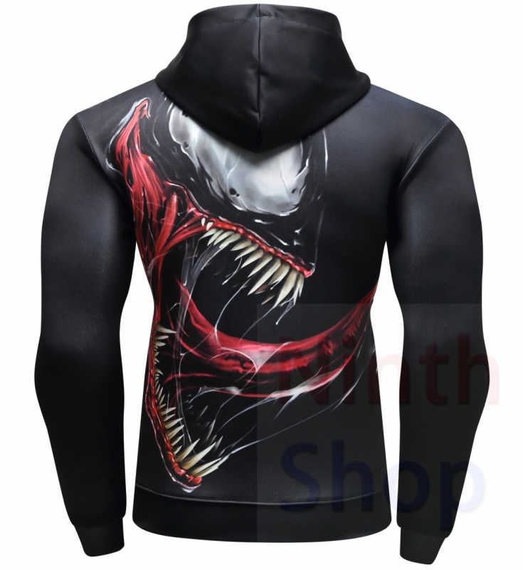 Men's Pullover Hoodies Venom 3D Printing Hoodie Adult Shirt Fashion Hoodie Sports Sweater