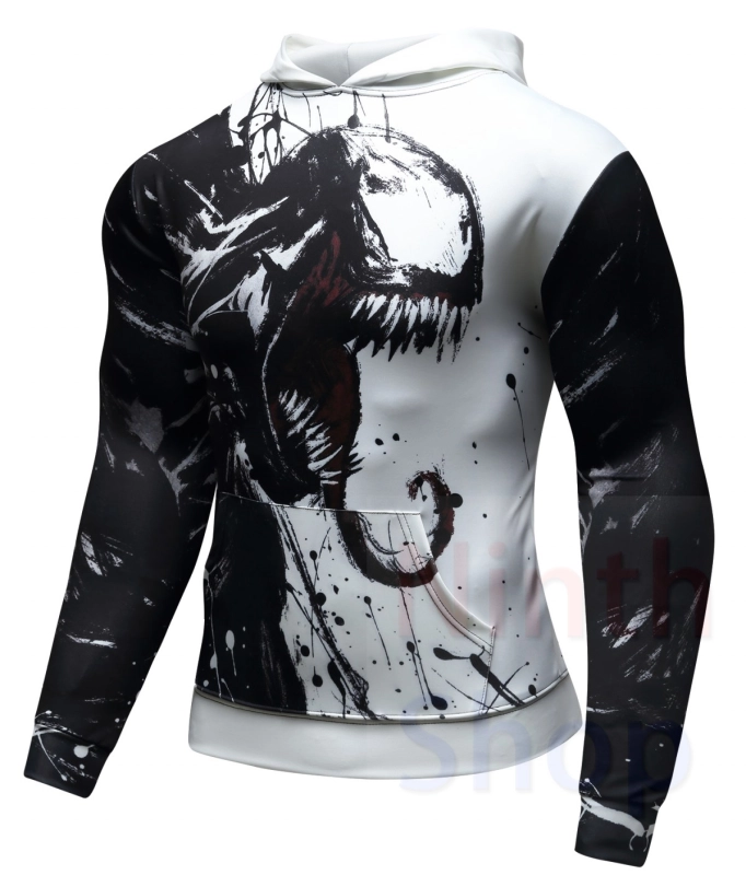 Men's Pullover Hoodies Venom 3D Printing Hoodie Adult Shirt Fashion Hoodie Sports Sweater