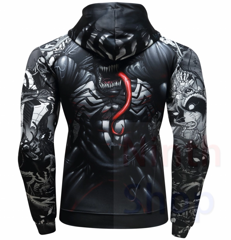 Men's Pullover Hoodies Venom 3D Printing Hoodie Adult Shirt Fashion Hoodie Sports Sweater