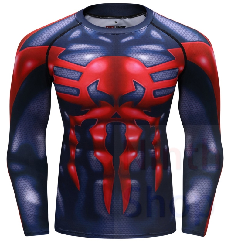 Men's Fitness Training Shirt Venom Clothes Quick-Dry Functional Long Sleeve Shirts Tight Long Sleeve Tee