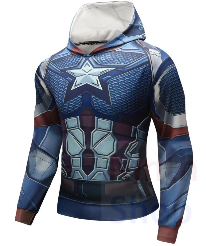 Men's Hoodie Long Sleeves Hoodies Of The Avengers 3D Printed Adult Graphic Hooded Sweater Athletic Hoodies with Pocket