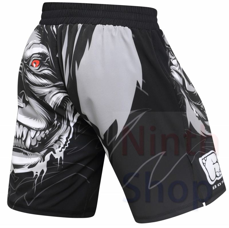 Men's Fitness Training Short Pants Fighting Training Trousers Casual Classic Shorts Beach Pants Dry Pants Baggy Shorts